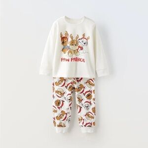ZARA Velvet Paw Patrol Christmas Set Size 2T-3T